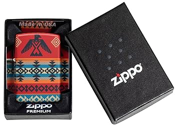 Amazon.com: Zippo Lighter: Indian Thunderbird Pattern - 540